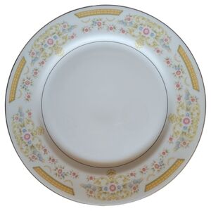 1 Vtg Signature Collection Coronet 117 Dinner Plate Platinum Accents